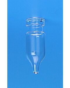 JG Finneran 1.1ul Clear Tapered Bottomlarge Opening Vial, 12x32mm, 11mm Crimp Finish 10-Pk(100)Qty 1000