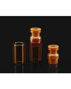 JG Finneran 11mm Snap Seal? Amber Polyethylene Vista Vial? Top 10-Pk(100) Qty (1000)