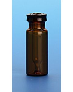 JG Finneran 300 Microliters Amber Interlocked? Vial/Insert Snap Seal?, 12x32mm, 11mm Crimp [Patented] Qty (100)
