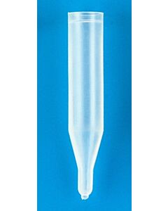 JG Finneran 250 Microliters Polypropylene Big Mouth Conical limited Volume Insert, Precision-Formed Interior, No Spring 10-Pk(100) Qty (1000)