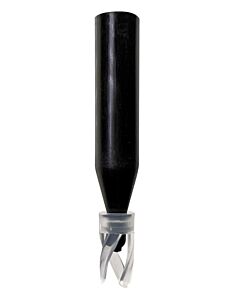 JG Finneran 250 Microliters Black Polypropylene Big Mouth Conical limited Volume Insert, 6x31mm, Precision-Formed Interior, W/Bottom Spring 10-Pk(100)Qty 1000