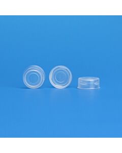 JG Finneran 11mm Clear Snap Cap Seal With molded Septum 10-Pk(100) Qty (1000)