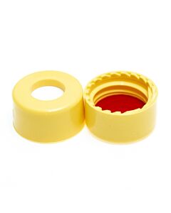 JG Finneran 9mm R.A.M.Smooth Cap, Yellow, Ptfe/Silicone-lined 10-Pk(100) Qty (1000)