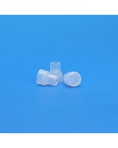 JG Finneran 8mm Clear Polyethylene Snap Plug, No Starburst 10-Pk(100) Qty (1000)