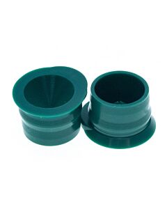 JG Finneran 12mm Green Polyethylene Starburst Conical Snap Plug