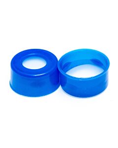 JG Finneran 11mm Blue Poly Crimp? Seal, 10ml Ptfe-lined [Patented]