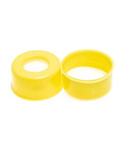 JG Finneran 11mm Yellow Poly Crimp? Seal, 10ml Ptfe-lined [Patented]
