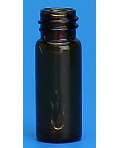 JG Finneran Amber Step 10-425mm Threaded Vial, 12x32mm, W/250 Microliters Glass Insert Qty (100)