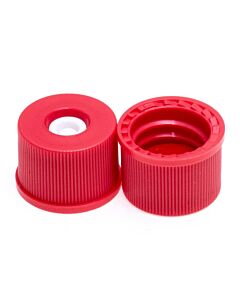 JG Finneran 8-425mm Red Top Hat? [Patented] Closure, Assembled With Ptfe/Silicone Septa 10-Pk(100)Qty 1000
