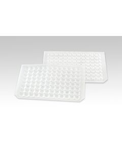 JG Finneran Porvair 96 Round Pre-Slit (8mm Diameter Plug) Clear Sealing Mat With Spray Coated Ptfepremium Silicone To Fit 219020