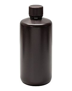 JG Finneran 500ul Amber Narrow Mouth Bottle, 28mm Closure