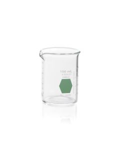 DWK KIMBLE® KIMAX® Colorware Beaker, low form, with spout, Green, 100 mL
