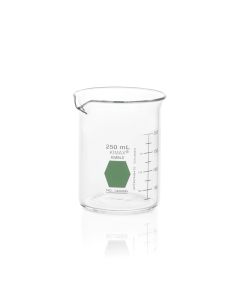 DWK KIMBLE® KIMAX® Colorware Beaker, low form, with spout, Green, 250 mL