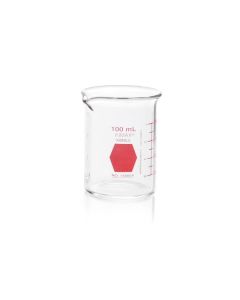DWK Kimble Chase Beaker, Griffin, Low, Red Scale, 100ml
