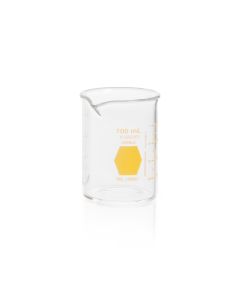 DWK KIMBLE® KIMAX® Colorware Beaker, low form, with spout, Yellow, 100 mL