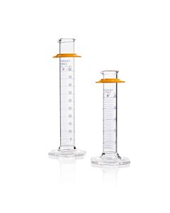 DWK KIMBLE® KIMAX® Graduated Cylinder, Class B, with Blue Single Metric Scale and Bumper, 1000mL