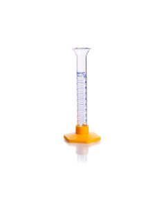 DWK KIMBLE® KIMAX® Educational Graduated Cylinder, Class A, Blue Scale, with Plastic Base and Bumper, 10mL