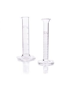 DWK KIMBLE® KIMAX® Educational Graduated Cylinder, Class A, White Scale, with Glass Base, 1000 mL