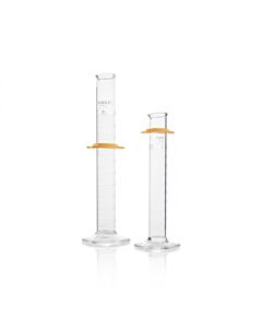 DWK KIMBLE® KIMAX® Graduated Cylinder, Class A, Sterialized and Certified, TD, with White Scale and Bumper, 10mL