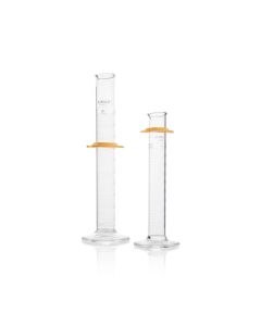 DWK KIMBLE® KIMAX® Graduated Cylinder, Class A, Sterialized and Certified, TD, with White Scale and Bumper, 50mL