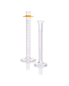 DWK KIMBLE® KIMAX® Graduated Cylinder, Class A, TD, with Reveerse Graduations and Bumper, 25mL