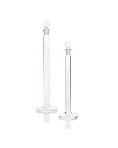 DWK KIMBLE® KIMAX® Graduated Mixing Cylinders, Class A, TC, Sterialized and Certified, with Pennyhead Glass Stopper, 10mL