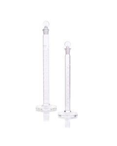 DWK KIMBLE® KIMAX® Graduated Mixing Cylinders, Class A, TC, Sterialized and Certified, with Pennyhead Glass Stopper, 25mL