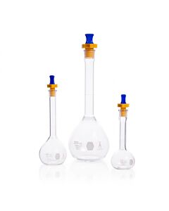 DWK KIMBLE® KIMAX® Volumetric Flask, Polyethylene Stopper, 100 mL