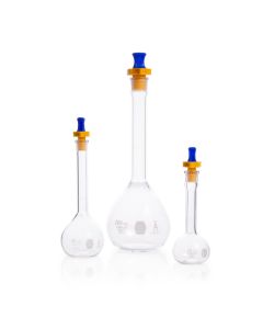 DWK KIMBLE® KIMAX® Volumetric Flask, Polyethylene Stopper, 25 mL
