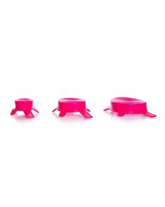 DWK KIMBLE® Silicone Lid Set S-M-L, Pink