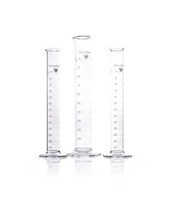 DWK KIMBLE® ValueWare® Graduated Cylinder, Class B, TD, with Double White Scale, 10 mL