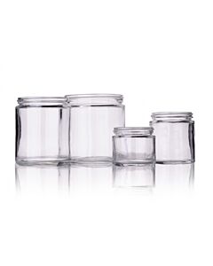 DWK KIMBLE® Clear Straight-Sided Jars, No Cap, 60 mL