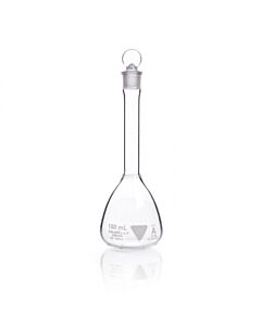 DWK KIMBLE® ValueWare® Volumetric Flasks, Glass Stopper, 200 mL