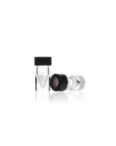 DWK KIMBLE® ACCUFORM® Ungraduated Vial With Open Top Cap and PTFE-Faced, Silicone Septa, Clear, 2 mL