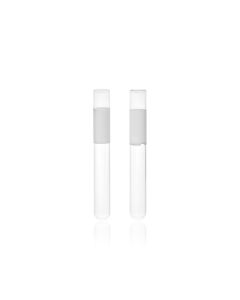 DWK KIMBLE® MARK-M® Soda Lime Glass Tube With 3/4" Vertical Labels, 10 x 75 mm, 3 mL
