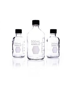 DWK KIMBLE® Storage / Media Bottles, PTFE/PP Cap, 1000 mL, 225 mm