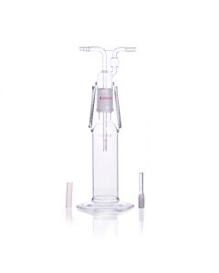 DWK KIMBLE® Tall Form Gas Washing Bottle, 125 mL, extra coarse (170-220 µm)