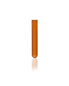 DWK KIMBLE® Amber Plain Disposable Borosilicate Glass Tube, 16 x 100 mm, 15 mL