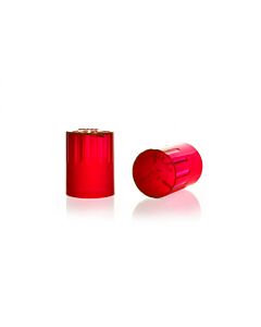 DWK KIMBLE® KIM-KAP™ Polypropylene Cap, Red, Fits 18 mm Tube OD