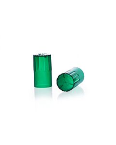 DWK KIMBLE® KIM-KAP™ Polypropylene Cap, Green, Fits 13 mm Tube OD