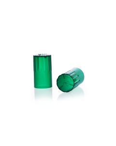 DWK KIMBLE® KIM-KAP™ Polypropylene Cap, Green, Fits 18 mm Tube OD