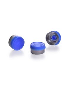DWK KIMBLE® Flip-Up and Tear-Off Unlined Alumunim Seals, Blue, 13 mm