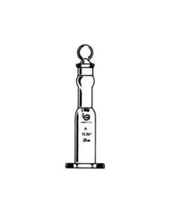 Wilmad Class A Volumetric Flask, Serialized w/CofC 4mL (Not Volumetric Shaped)