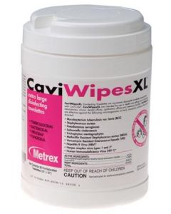 Metrex Xl Caviwipes, 65 Wipes, 12 Canisters/Cs