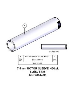 Agilent Technologies Rotor Sleeve, 7.5 mm, 450 µL
