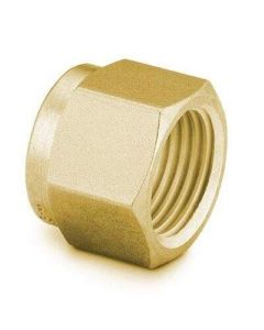 Perkin Elmer Brass Nut, Size: 1/4in, Pkg 5 - PE (Additional S&H or Hazmat Fees May Apply)