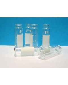 Perkin Elmer 20 Ml Crimp Top Vial With Write-On Patch And Fill Lines (1000/Pack) - PE (Additional S&H or Hazmat Fees May Apply)