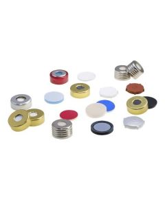 Perkin Elmer 11 Mm Crimp Top Aluminum Cap With Ptfe/Silicone/Ptfe Septa (100/Pack) - PE (Additional S&H or Hazmat Fees May Apply)