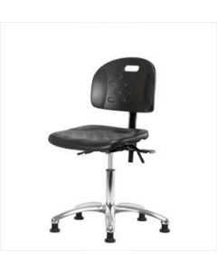 Neta ECOM Handle Polyurethane Desk Height Chair - Chrome Base Tilt Glides