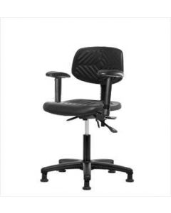 Neta ECOM Polyurethane Desk Height Chair - Nylon Base Tilt Arms Glides